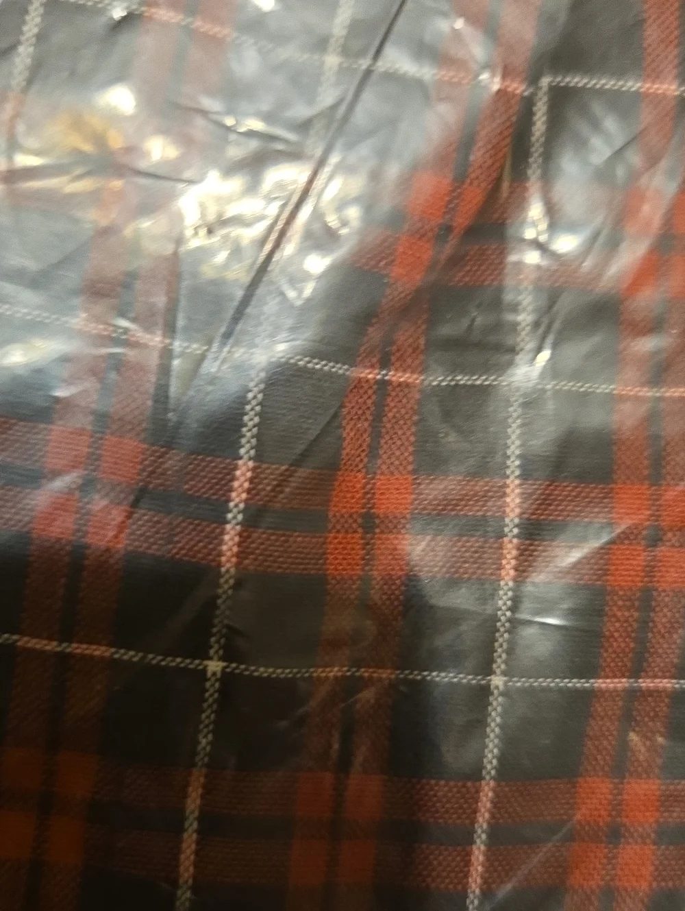 NIP Hanes Mens Plaid Cotton Blend Boxers Sz L